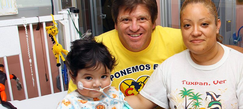 Las Águilas visitaron el Hospital Federico Gómez