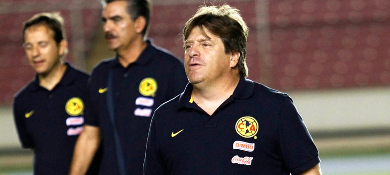 Miguel Herrera previo al partido Alajuelense vs América