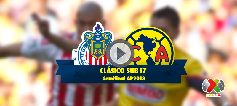 Video Sub 17 América 2-2 Chivas Guadalajara Semifinal juego de ida