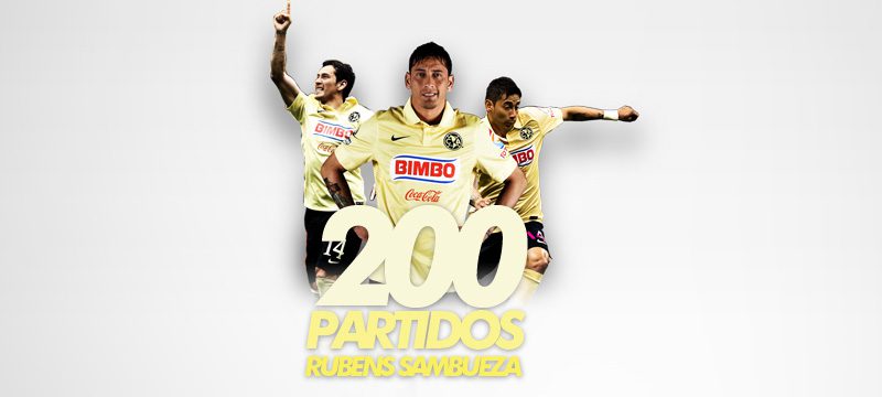 Rubens Sambueza 200 partidos en México