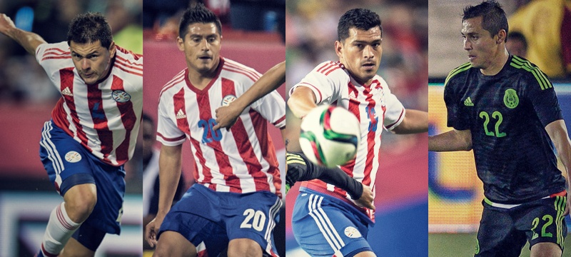 4 Americanistas participan en el duelo México vs Paraguay