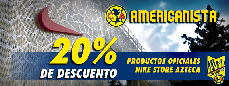 ¡20% de descuento en Nike Store Azteca!